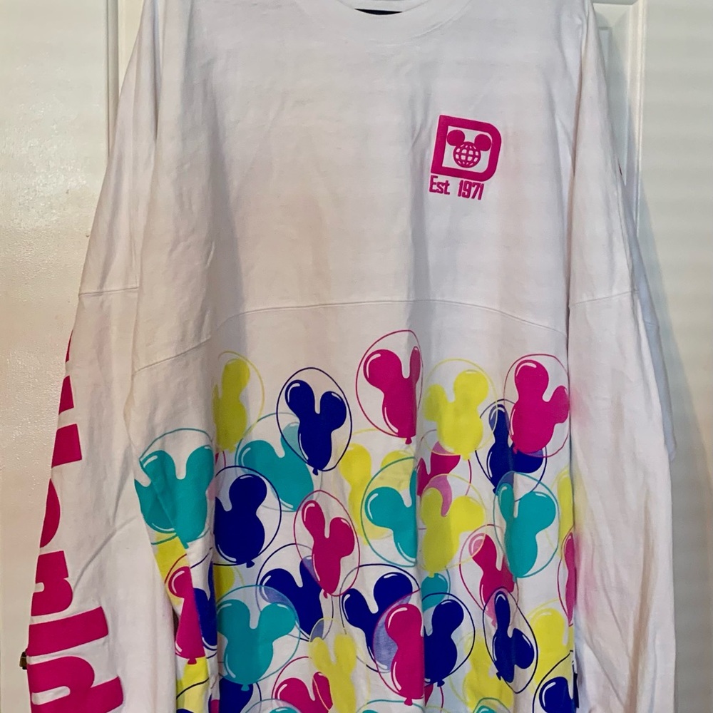 Disney White Multicolor Spirit Jersey